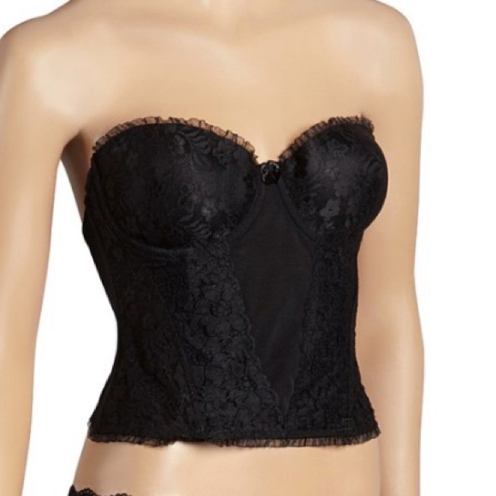 Black bustier